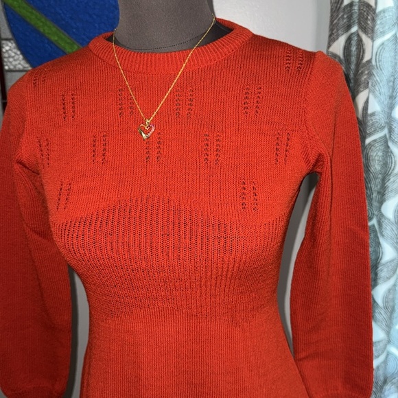 Vintage 1960’s Tricots Union Made Knit Dress - Picture 2 of 11